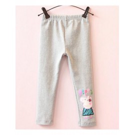 Girl's Casual/Daily Solid PantsCotton Fall Blue / Pink / Gray  